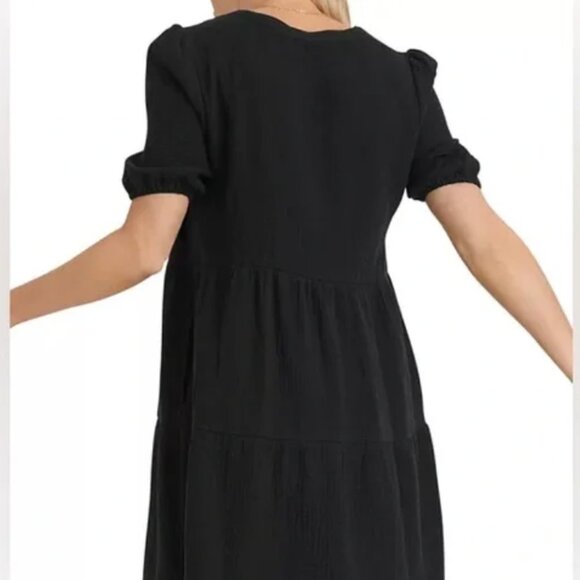 Black babydoll dress - Picture 2 of 6